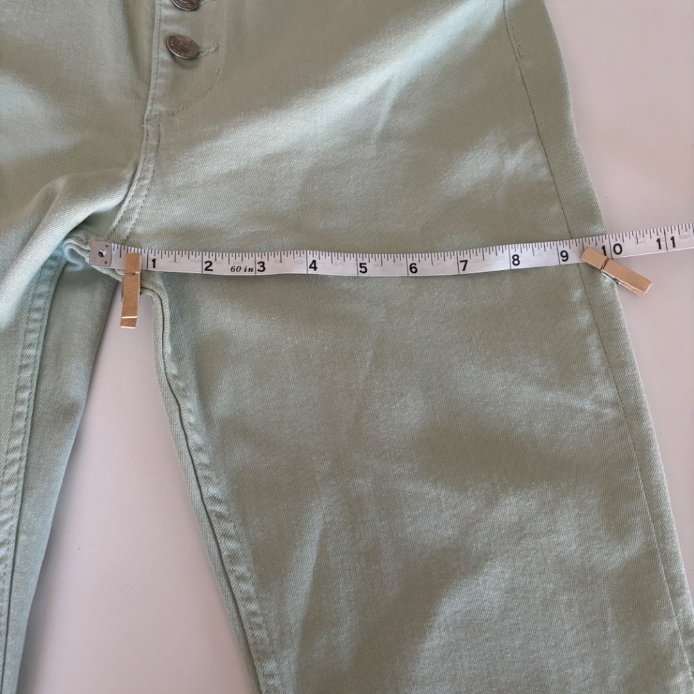 Rag & Bone W 27 Mint Color Casey High-Rise Ankle-Flare Pants/Jeans Raw Hem NWT - Picture 15 of 16